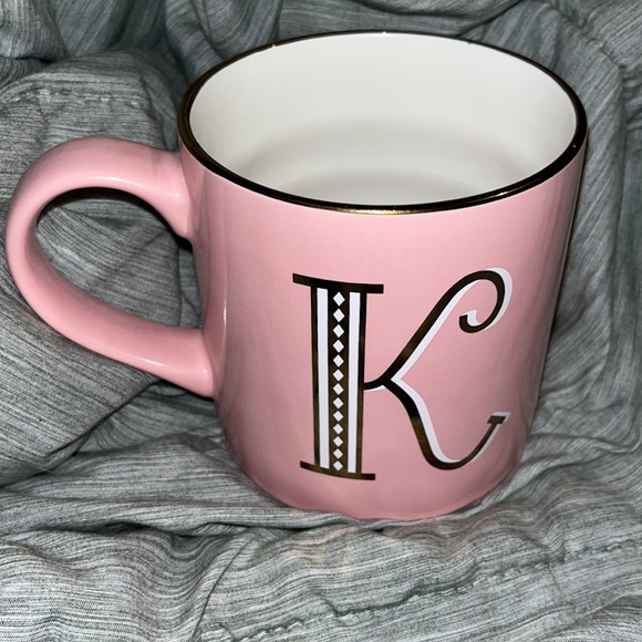 Opalhouse Pink Monogram Letter K Coffee Cup Mug - Picture 4 of 8